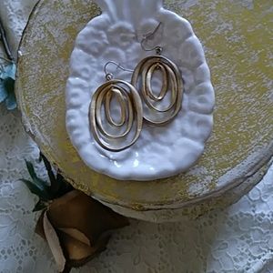 Gold toned earrings